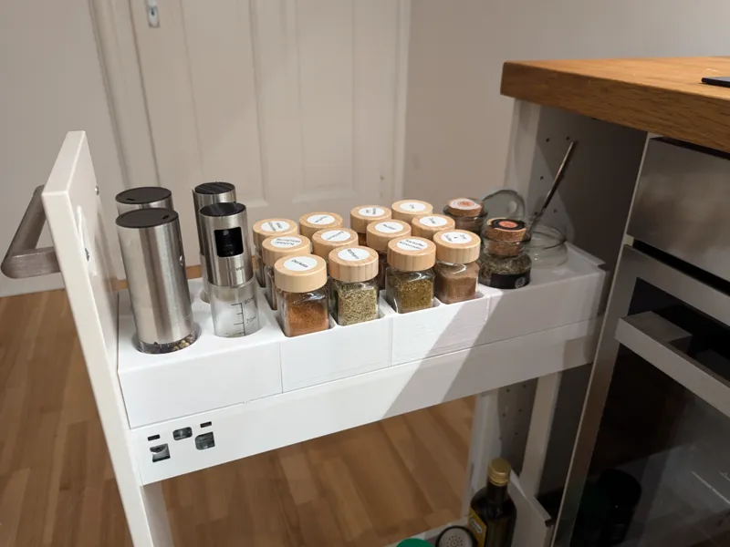Modular Spice Inserts for IKEA Apothecary Cabinet 