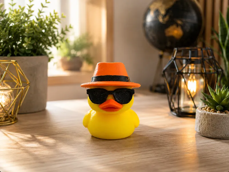 Cool Duck-Stylish 3D Printable Figurine 