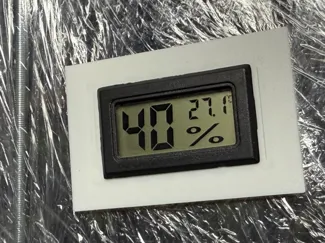 Soporte higrometro para invernadero