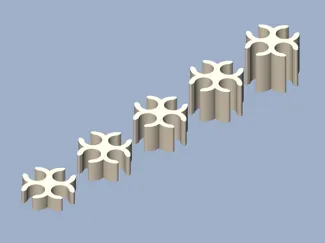 PTFE tube clips (tight)