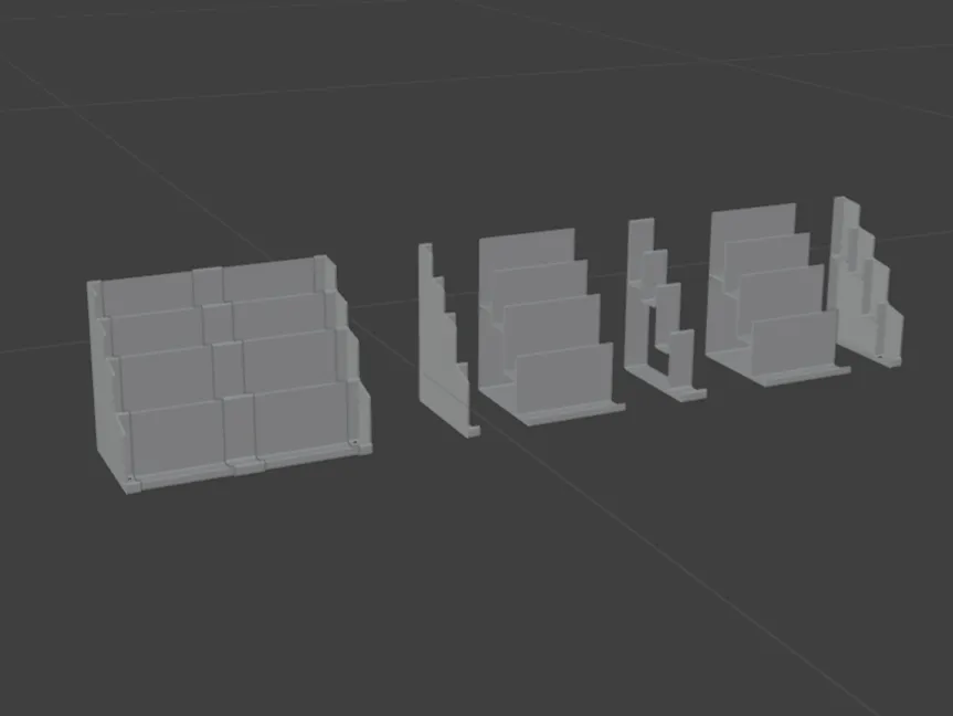 Pin Badge Rack Expandable pin badge organizer rack - Free 3D Print Model - MakerWorld