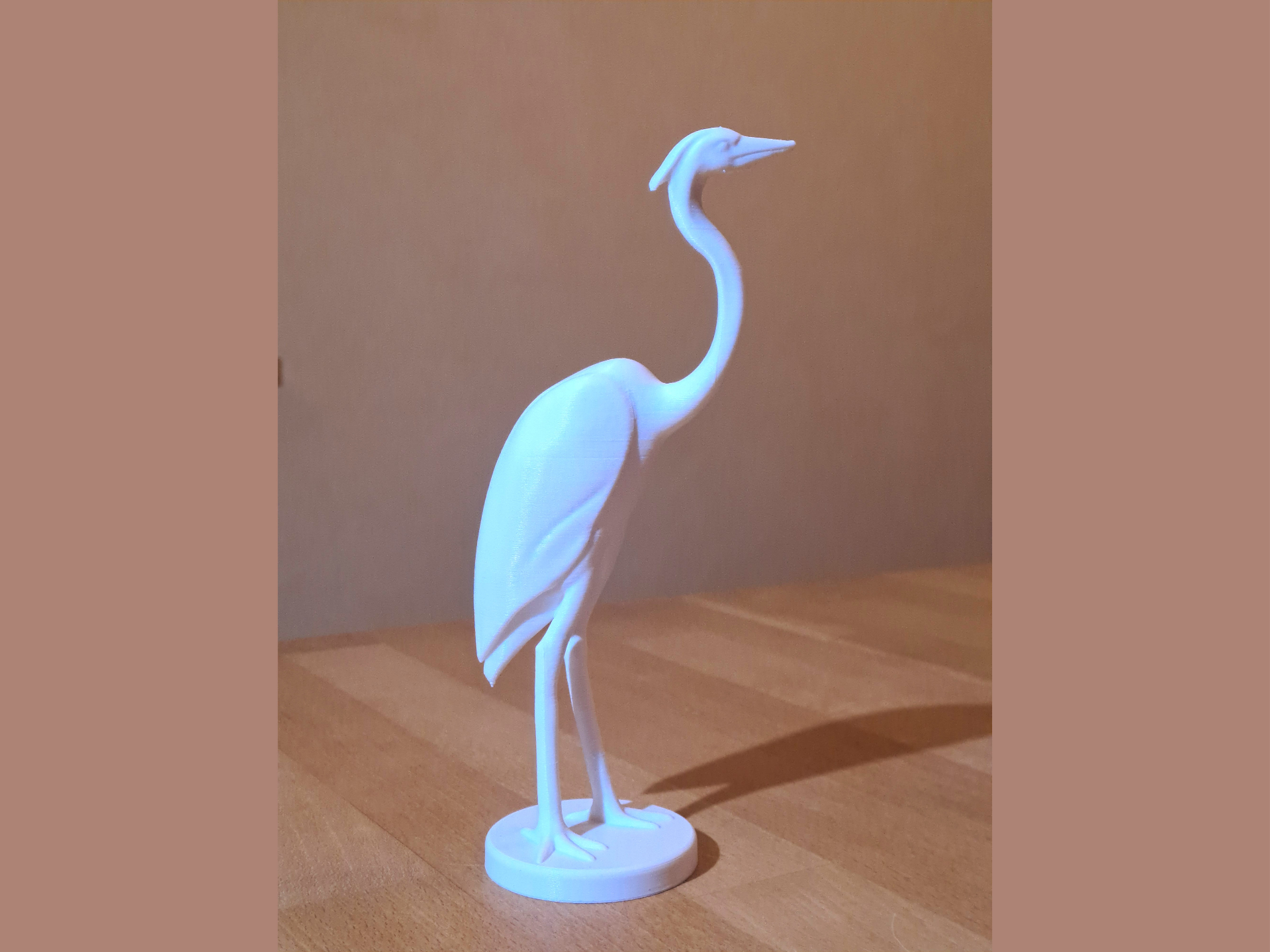 Graceful Heron in Standing Pose