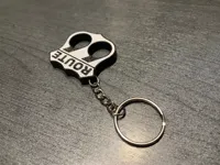 Keychain: AMS Profile, 2 Colors, Face Down