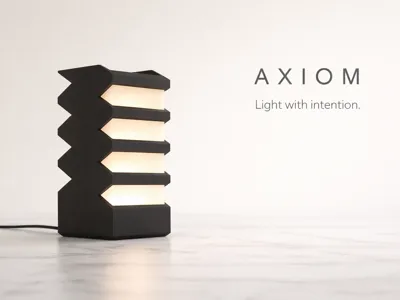 AXIOM — 3D printed desk lamp smart light