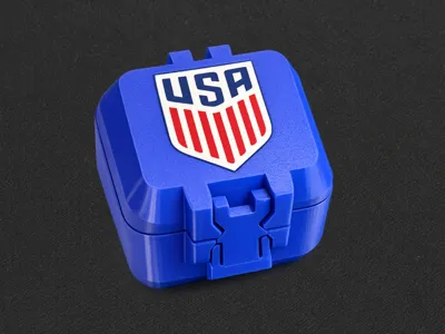 USA World Cup Sticker Holder Box
