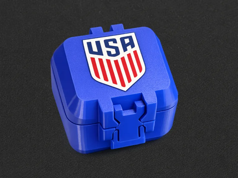 USA World Cup Sticker Holder Box