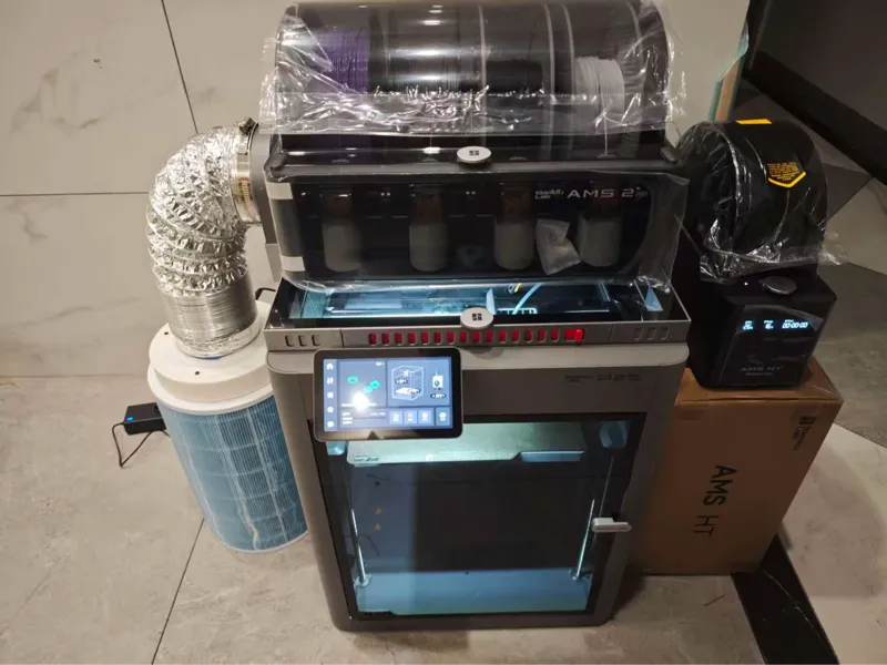 P2S/P1S增高架外排+DIY空气净化器模块