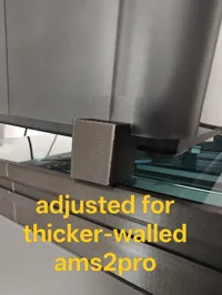 Front feet for slightly thicker-walled AMS2pro