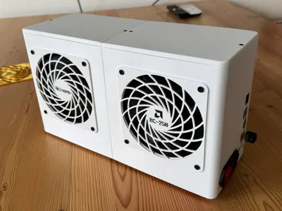 BC-250 push-pull case (no heatsink abuse)
