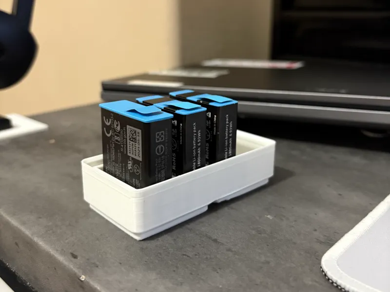 Gridfinity GoPro Battery Holder
