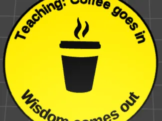 Coffee Challenge Coin