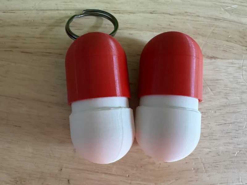 Capsule Clicker Stress Fidget and Keychain Fidget