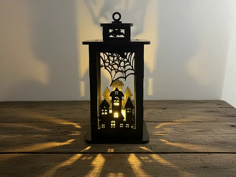 Kleine Halloween Laterne LED Teelicht