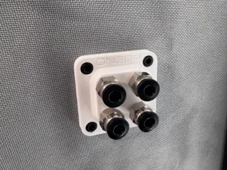 4 Way PTFE Tube Bulkhead