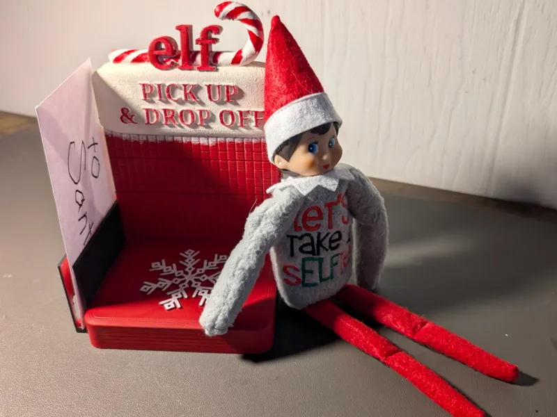 Elf on a Shelf - Pickup & Dropoff Mailbox