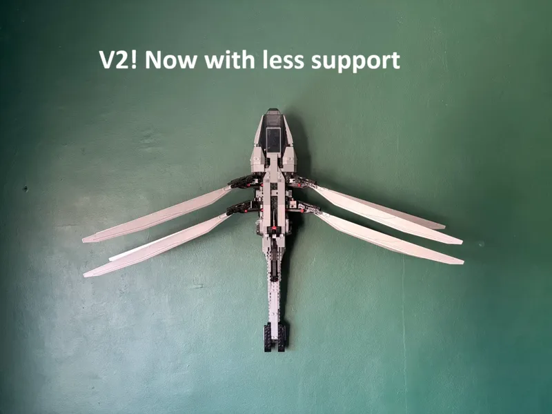 V2 - 10327 Arteides Royal Ornithopter Wall Mount