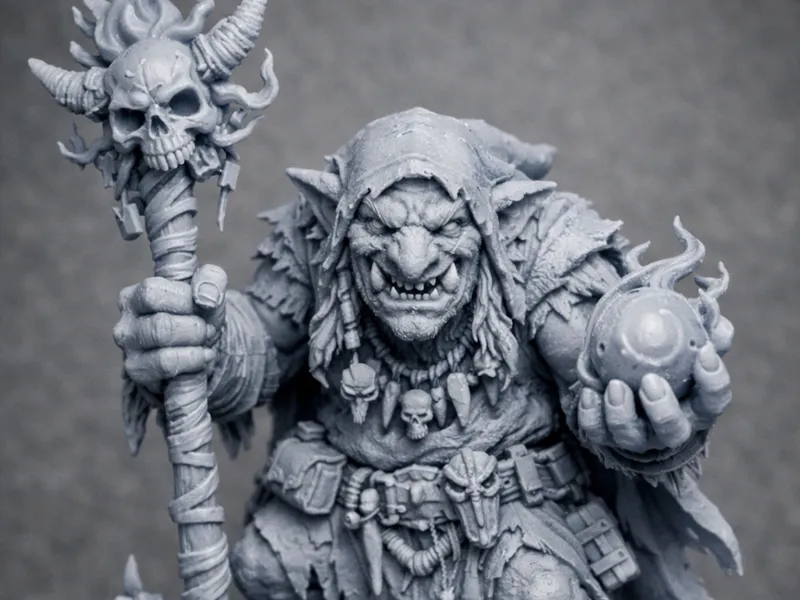 Troll Magier Spielfigur  D&D