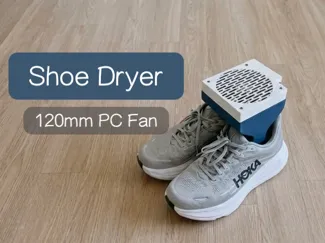 Shoe Dryer (120mm PC Fan)