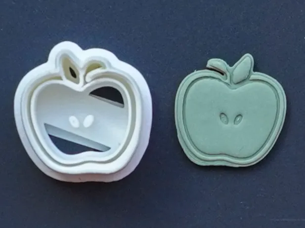 Apple Polymer Clay Cutter Earrings Necklace