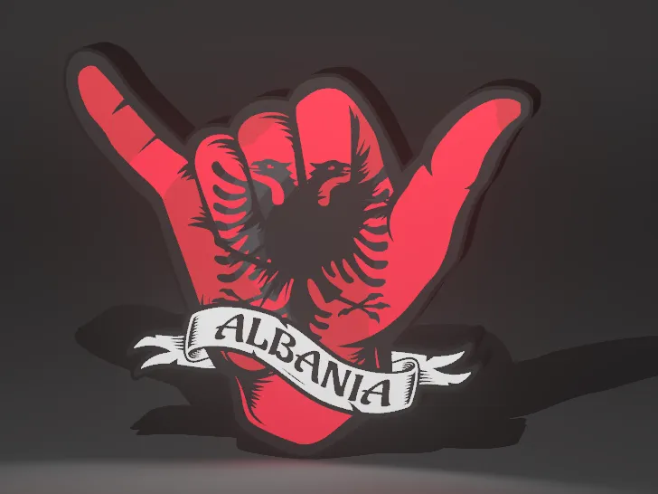 Albania Shaka Lightbox