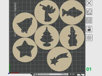 Christmas decoration for cookies