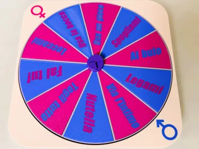 Pleasure wheel for couples!