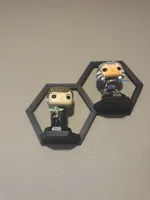 Presentoir mural hexagonal pour Funko Pop (fixation adhesive) — photo 4