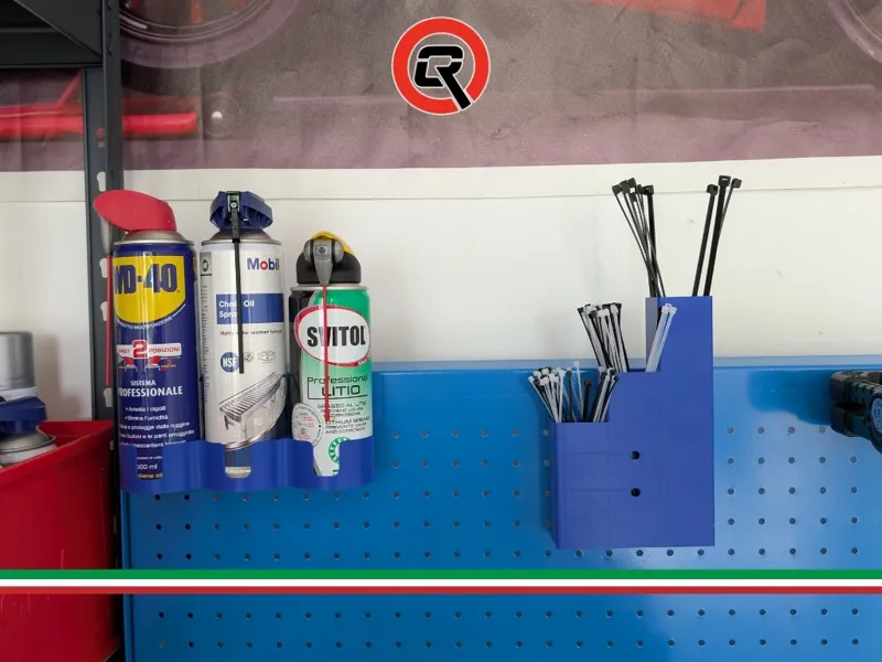Workshop tool holder - Pegboard, wall or Skadis