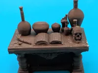 Table d'alchimiste (3) pour figurines et dioramas — photo 2