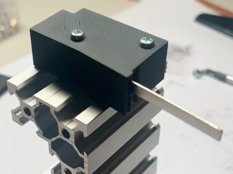 Limit switch housing for aluminum extrusions