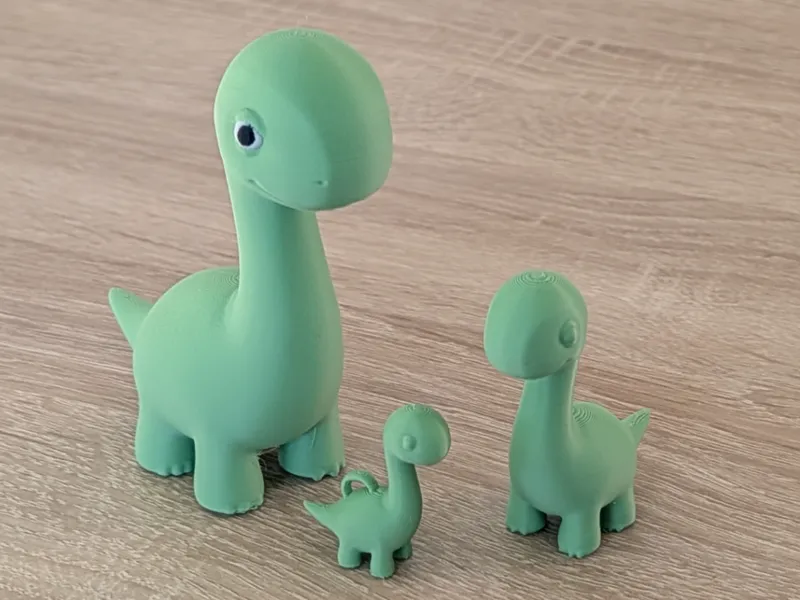 Cute Baby Dinosaur: Figurine & Keychain