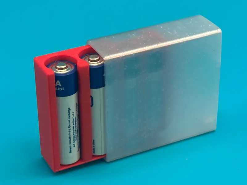 Small EDC Battery Caddy AA AAA LR44 CR2032