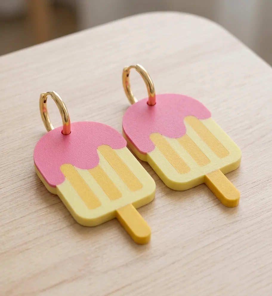 Pendientes de Helado Multicolor view 2