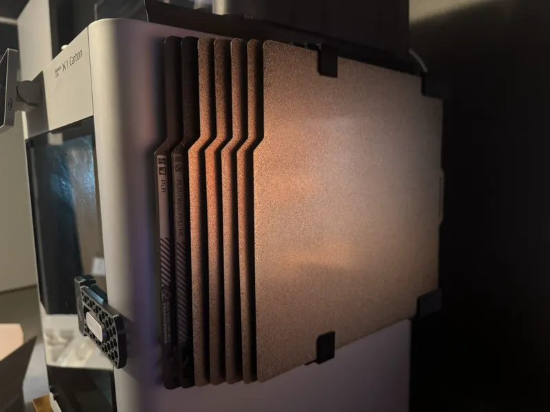 Build Plate Mount with 7 slots - X1c, P1s, etc