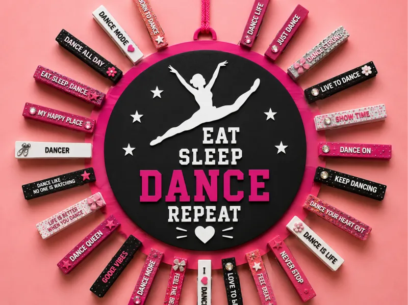 Dance Pin Holder – Eat Sleep Dance Repeat