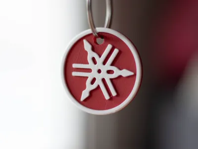Yamaha Logo Keychain