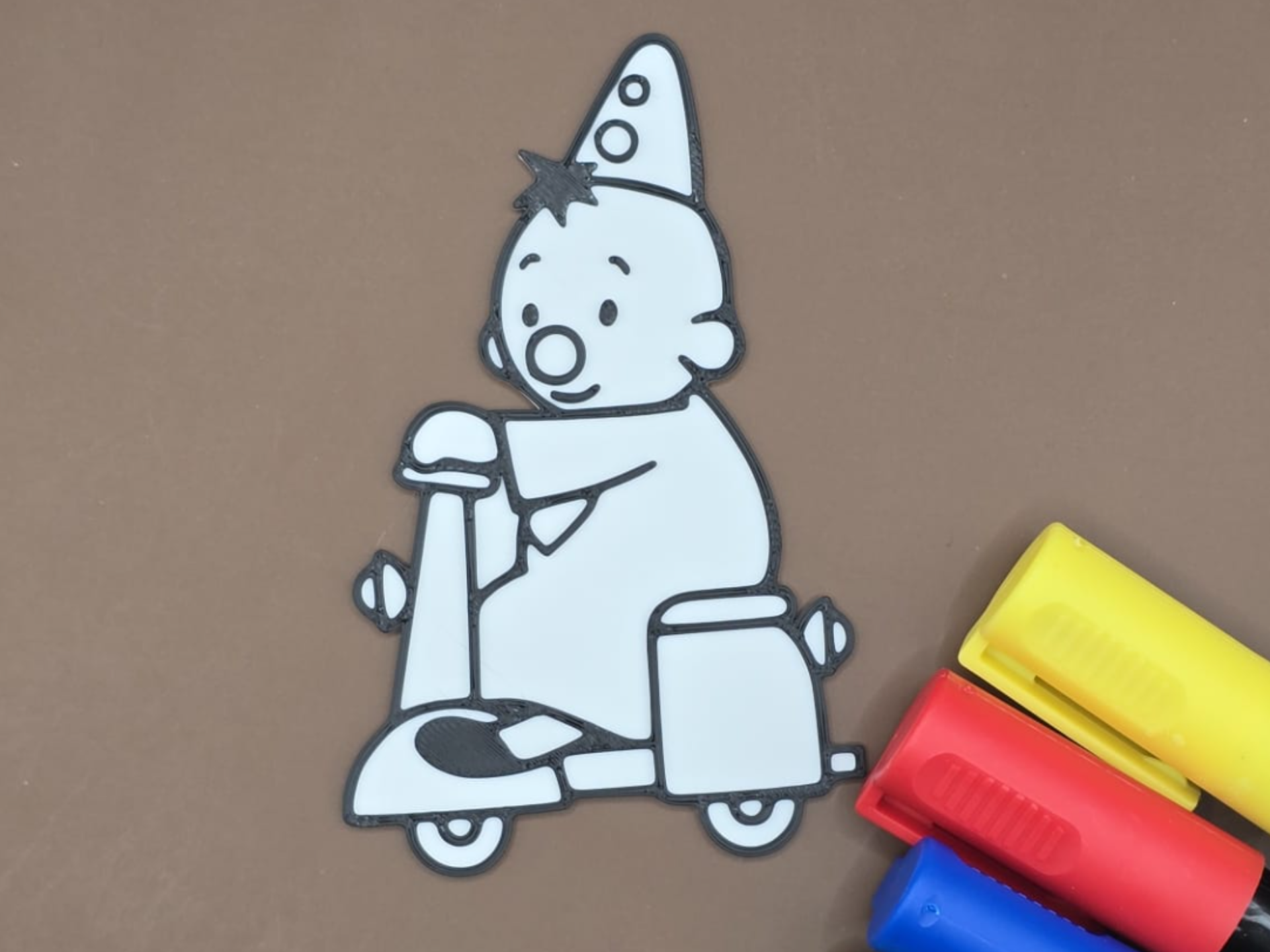 Bumba Scooter Coloring Panel