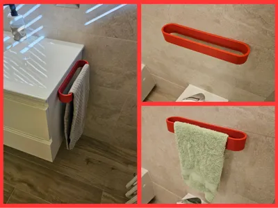 Towel hanger (no drill)