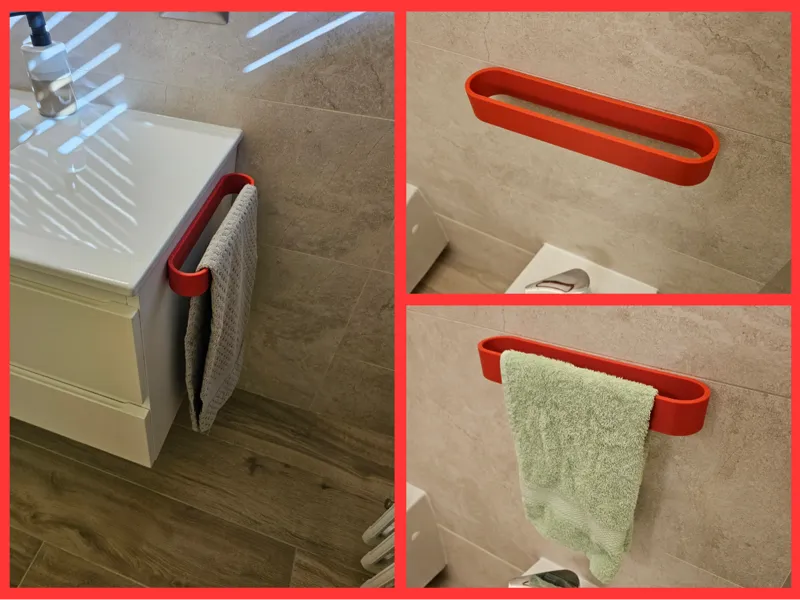 Towel hanger (no drill)