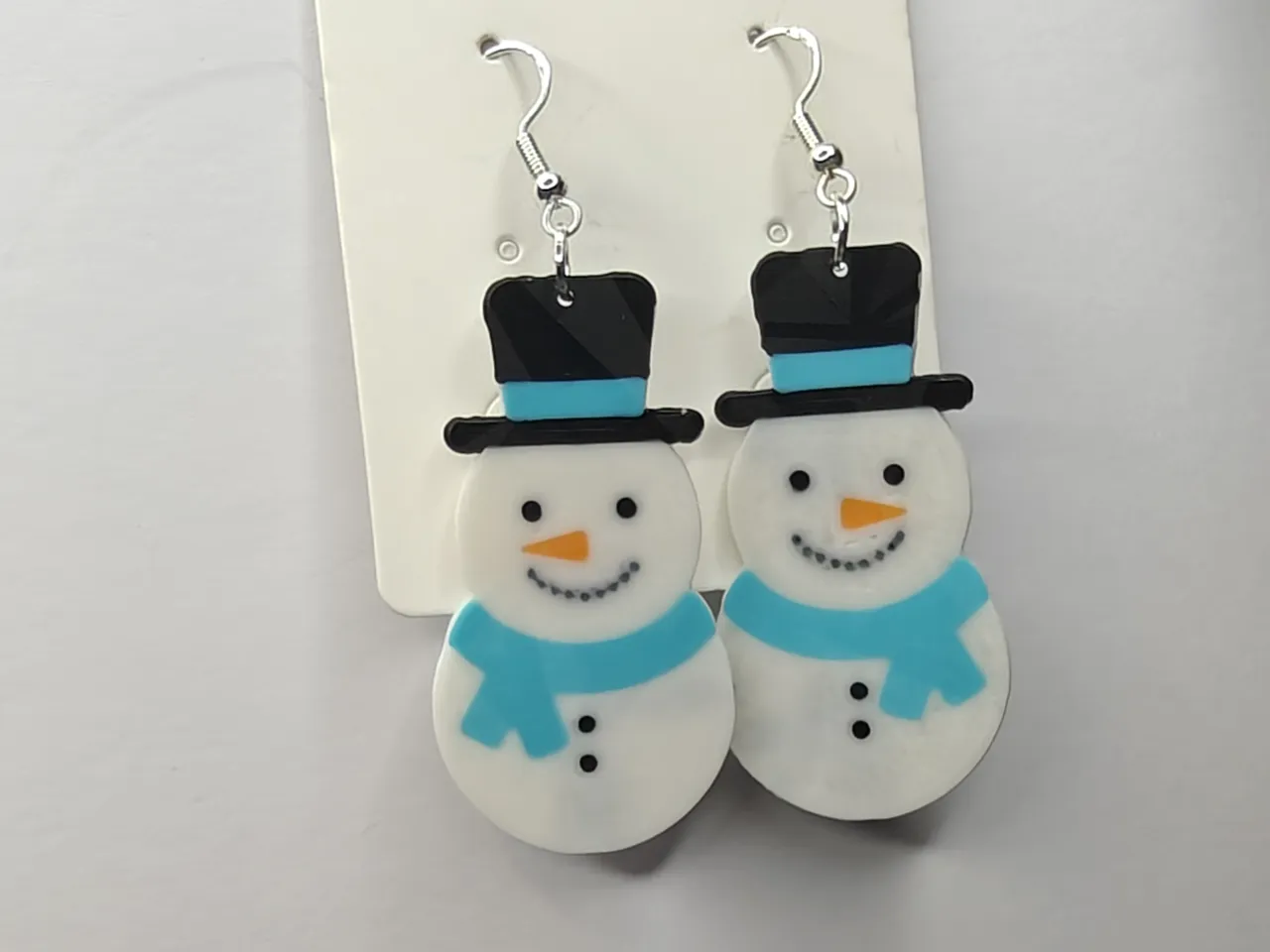 Snowman Earrings view 2