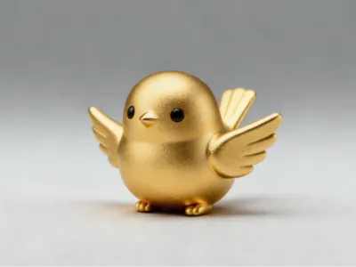 Gold Bird Pendant gold bird