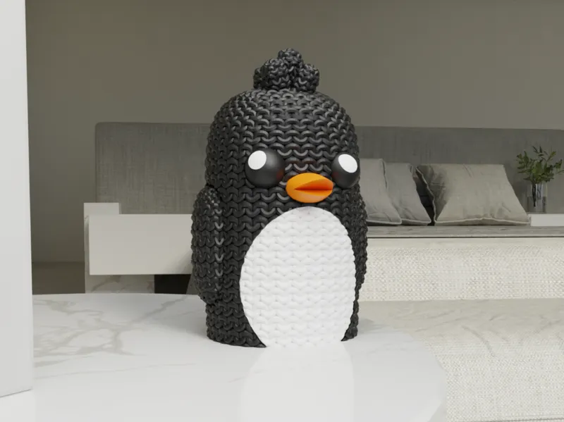Knitted Penguin (NO AMS)