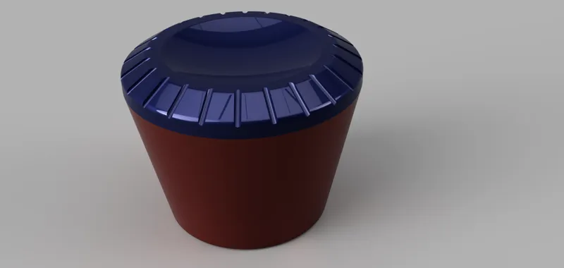 Small Threaded Jar