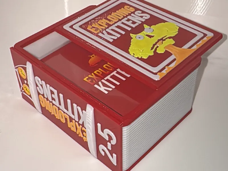 (Box Only) Exploding Kittens Bookcase Edition