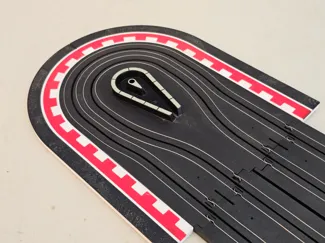 Slot Car Track Borders: AFX Haipin