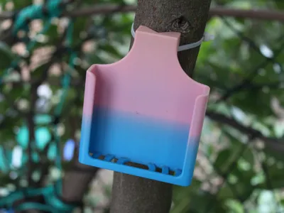 Phone holder for outdoor use