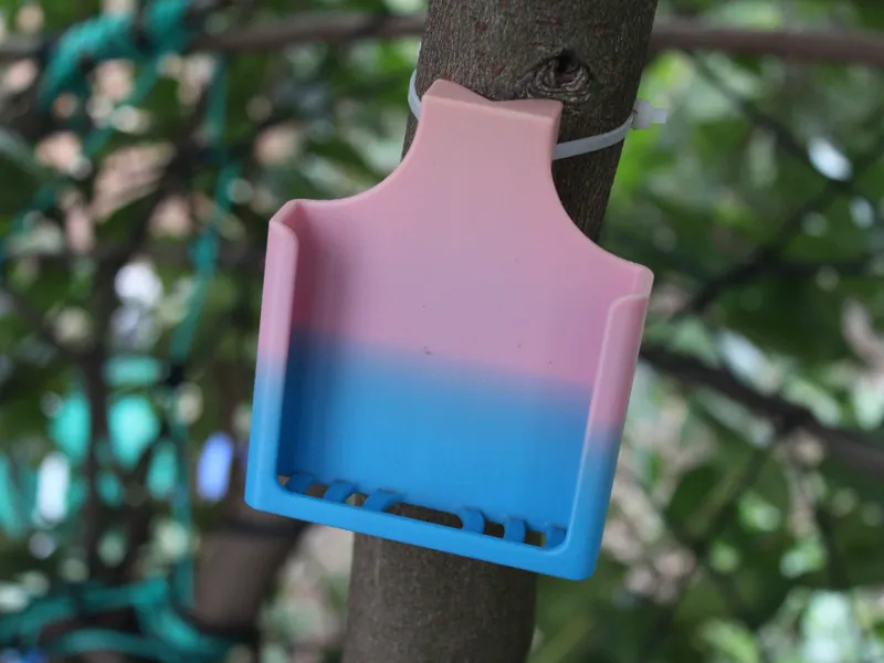 Phone holder for outdoor use