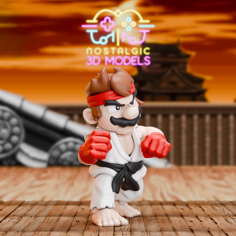マリオ x パニッシャー 3Dカスタムフィギュア MARIO BROS PUNISHER (MULTIPART / NO AMS) - Cults3D 3D Model | 3Drop