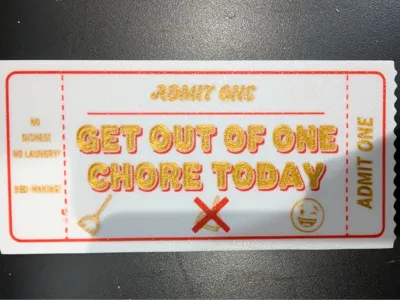 Chore coupon