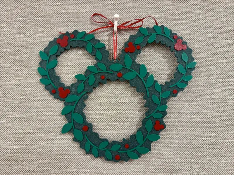 Mickey Mouse Christmas Wreath
